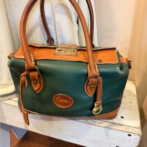 Vintage Dooney & Bourke Dr Leather Handbag
